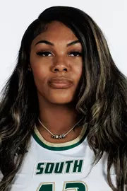 Mallory Collier headshot taken during 2026 South Florida Women's Basketball media day on October 2, 2026.