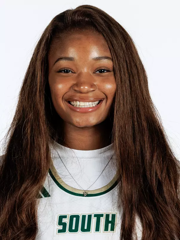 Savannah Curry headshot taken during 2026 South Florida Women's Basketball media day on October 2, 2026.