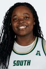Serenity Hardy headshot taken during 2026 South Florida Women's Basketball media day on October 2, 2026.