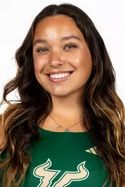 Josie Sek headshot taken during 2026 South Florida Beach Volleyball media day on January 23, 2026.