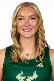 Lola Hufnagel headshot taken during 2026 South Florida Beach Volleyball media day on January 23, 2026.