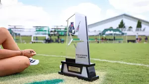 during the South Florida Lacrosse game vs ECU on April 18, 2026.