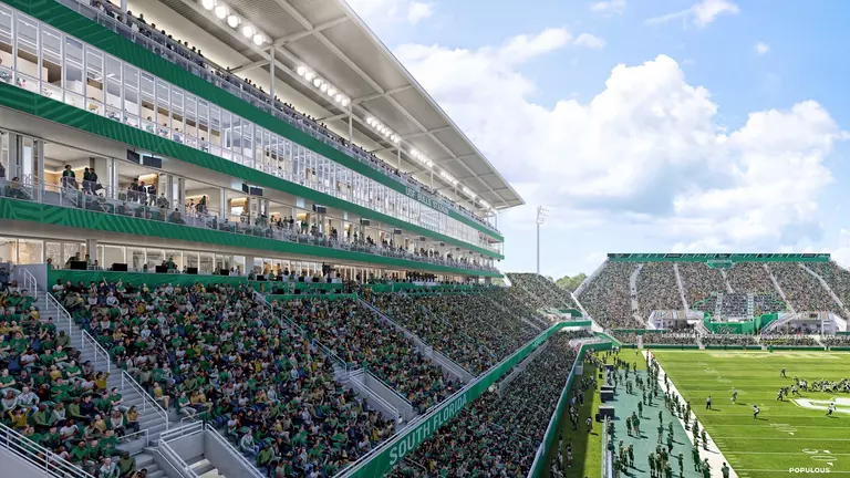 Stadium Premium Seating Press Box