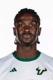 Charles Volcy during South Florida Men's Soccer Media Day on July 30, 2026.
