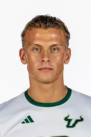 Jakob Auby during South Florida Men's Soccer Media Day on July 30, 2026.