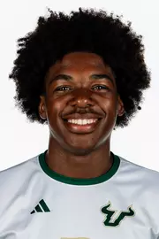Micah Harris during South Florida Men's Soccer Media Day on July 30, 2026.
