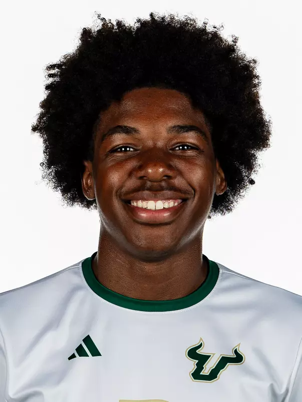 Micah Harris during South Florida Men's Soccer Media Day on July 30, 2026.