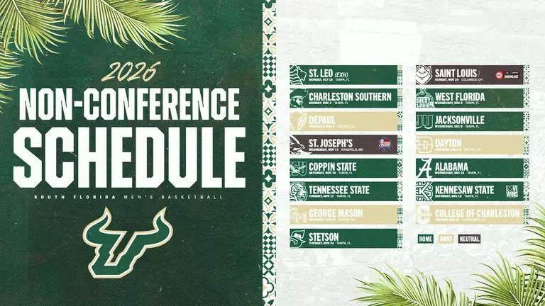 USF MBB 26-27 Non-Con Schedule