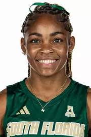 Miya Thomas during South Florida Volleyball Media Day on July 28, 2026.