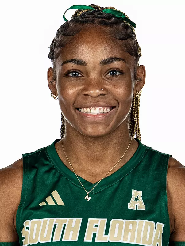 Miya Thomas during South Florida Volleyball Media Day on July 28, 2026.