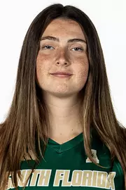 Mora Pampin during South Florida Volleyball Media Day on July 28, 2026.