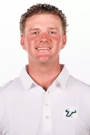 Gunnar Green headshot taken during 2026 South Florida Men's Golf media day on August 26, 2026.