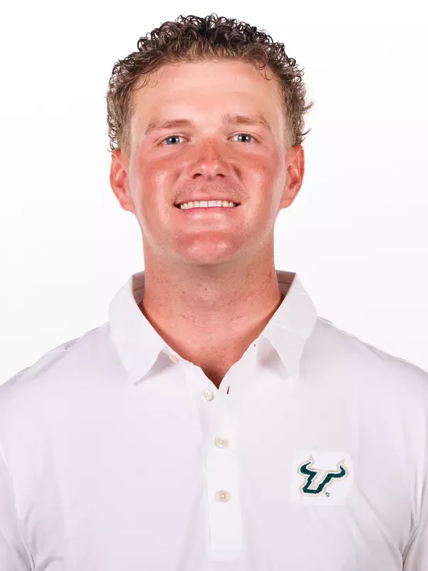 Gunnar Green headshot taken during 2026 South Florida Men's Golf media day on August 26, 2026.