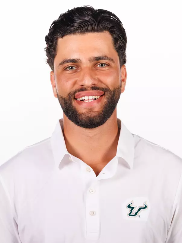 Hugo Trommetter headshot taken during 2026 South Florida Men's Golf media day on August 26, 2026.