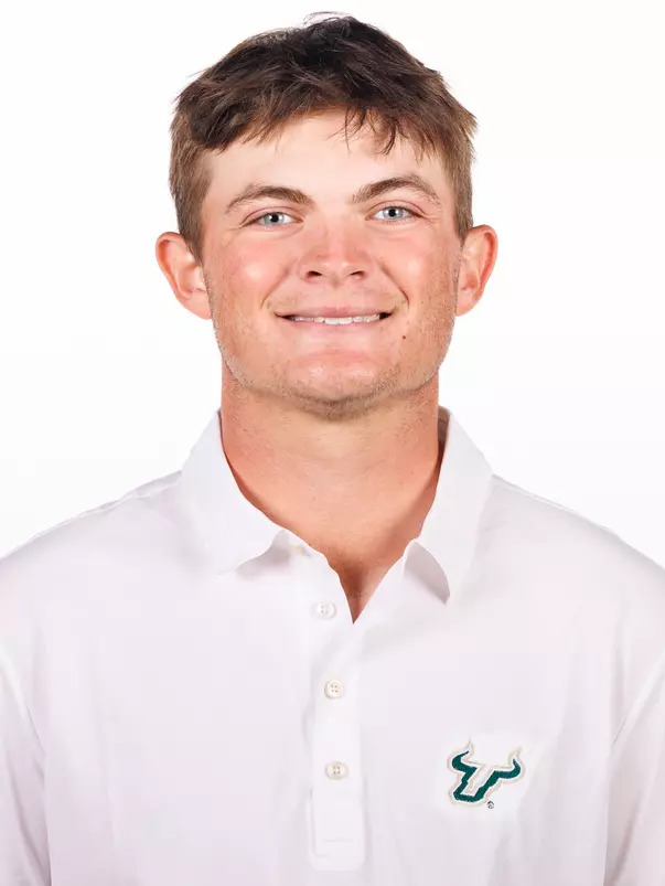 Jackson Spybey headshot taken during 2026 South Florida Men's Golf media day on August 26, 2026.