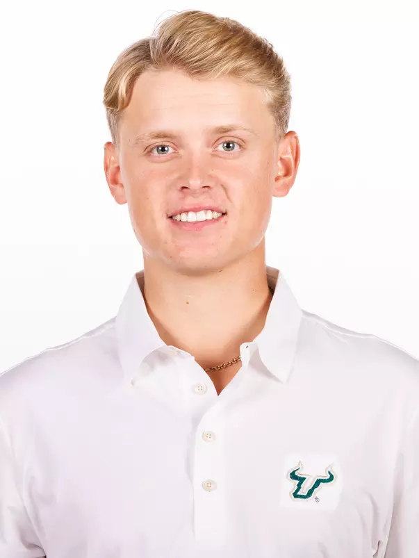 Nino Palmquist headshot taken during 2026 South Florida Men's Golf media day on August 26, 2026.