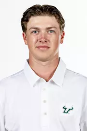 Reggie Fear headshot taken during 2026 South Florida Men's Golf media day on August 26, 2026.