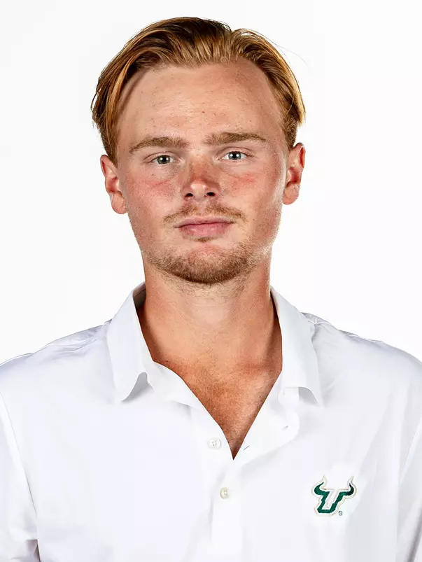 Vincent Stjernfeldt headshot taken during 2026 South Florida Men's Golf media day on August 26, 2026.