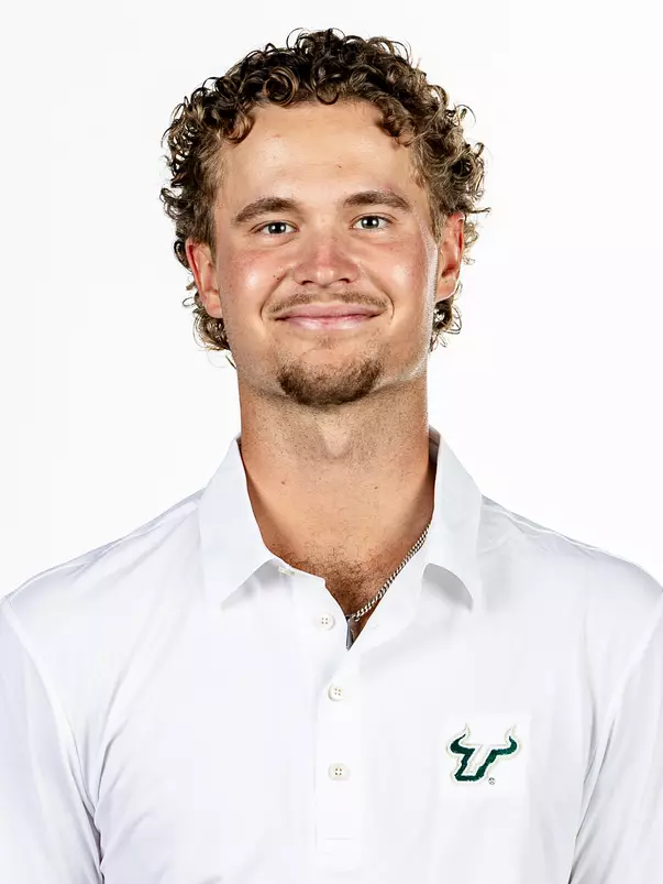 Wilhelm Ryding headshot taken during 2026 South Florida Men's Golf media day on August 26, 2026.