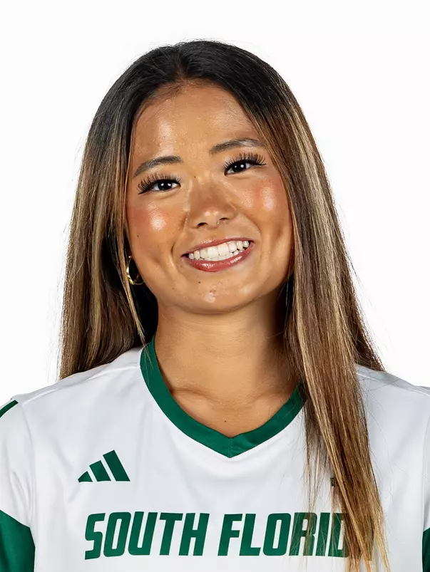 Yui Suetsugu during South Florida Women's Soccer Media Day on July 29, 2026.