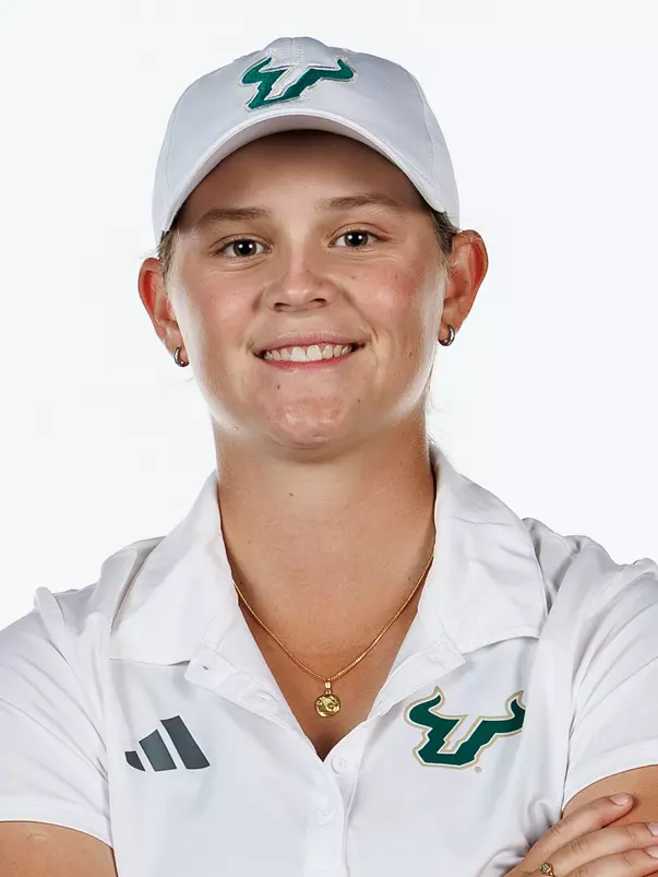 Duda Rocha during 2026 South Florida Women's Golf media day on September 9, 2026.