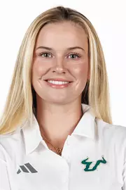 Holly Mclean during 2026 South Florida Women's Golf media day on September 9, 2026.