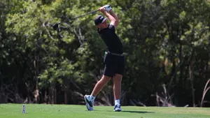 Jackson Spybey teeing off