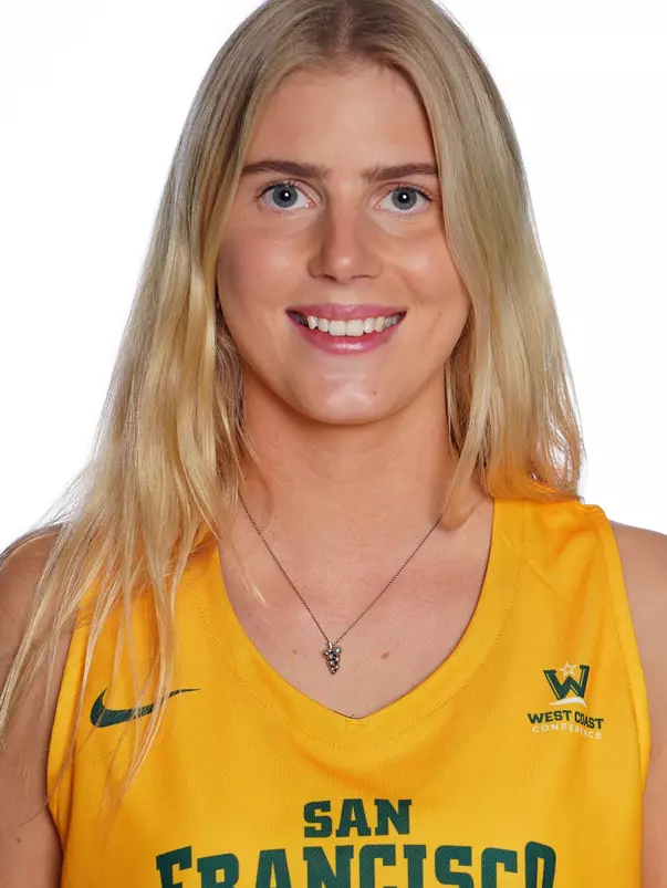 10/14/18: USF WBB Headshots and Marketing at War Memorial Gym in San Francisco, CA. Image by Chris M. Leung for USF Dons Athletics. 5 Amalie Langer