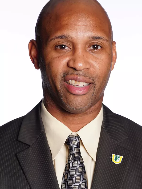 10/16/18: USF MBB Headshots and Marketing at War Memorial Gym in San Francisco, CA. Image by Chris M. Leung for USF Dons Athletics.Associate Men's Basketball Coach Derrick Phelps