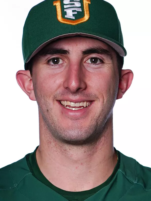 1/17/19: USF BSB Headshots and Marketing at Benedetti Diamond in San Francisco, CA. Image by Chris M. Leung for USF Dons Athletics. #20 Matthew Mendibles