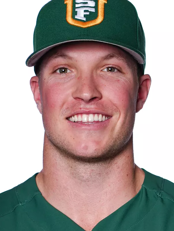 1/17/19: USF BSB Headshots and Marketing at Benedetti Diamond in San Francisco, CA. Image by Chris M. Leung for USF Dons Athletics. #35 Joey Steele