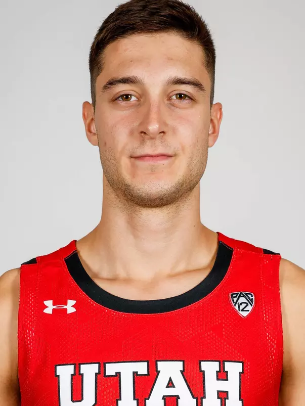 Utah guard Lazar Stefanovic (20)
Utah Utes Men’s Basketball 2022-23 Headshots in Salt Lake City, UT on Wednesday, September 21, 2022.
Hunter Dyke/Utah Athletics