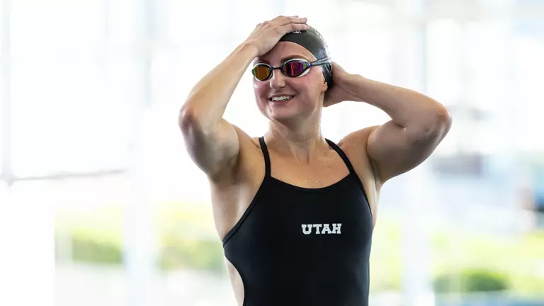 Utah women's swim and dive intra squad meet at Ute Natatorium in Salt Lake City, Utah on Thursday, October 10, 2025.Anna Fuder/Utah Athletics