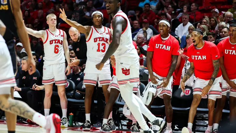 Utah men's basketball vs. San Jose State Spartans at the Jon M. Huntsman Center in Salt Lake City, Utah on Monday, November 3rd, 2025.