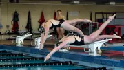 Utah men's swim and dive intra squad meet at Ute Natatorium in Salt Lake City, Utah on Thursday, October 10, 2025. Anna Fuder/Utah Athletics