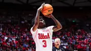 Utah men's basketball vs. UCF at the Jon M. Huntsman Center in Salt Lake City, Utah on Saturday, February 21, 2026.