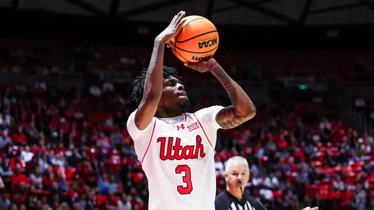 Utah men's basketball vs. UCF at the Jon M. Huntsman Center in Salt Lake City, Utah on Saturday, February 21, 2026.