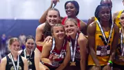 The Utah track & field team competed on day 1 of the Big 12 Indoor Track & Field Championships at the Sports Performance Center in Lubbock, Texas.