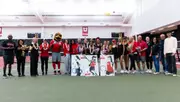women's tennis group senior day