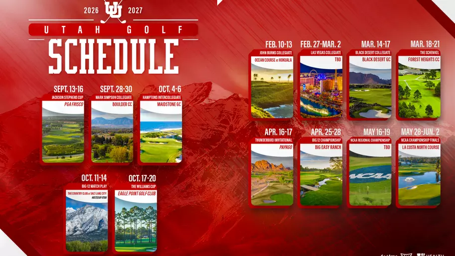 Utah Golf 2026-27 Schedule