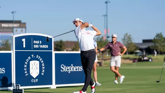 Gabriel Palacios at Jackson T. Stephens Cup