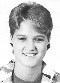 stacy campbell 1986-87 women's basketball headshot