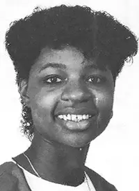 velvee morell 1986-87 women's basketball headshot