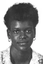 chris franklin 1986-87 women's basketball headshot