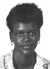 chris franklin 1986-87 women's basketball headshot