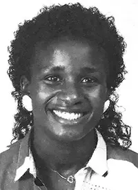 vivian washington 1986-87 women's basketball headshot