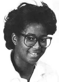sondia jackson 1986-87 women's basketball headshot