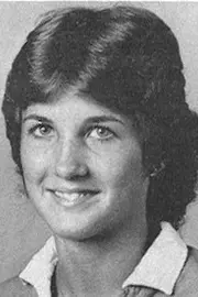 debbie dodd 1982 volleyball headshot