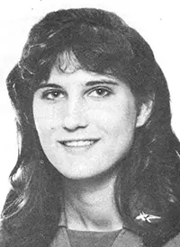 tina griffin 1986 volleyball headshot