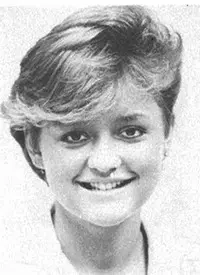 trava davis 1982 volleyball headshot